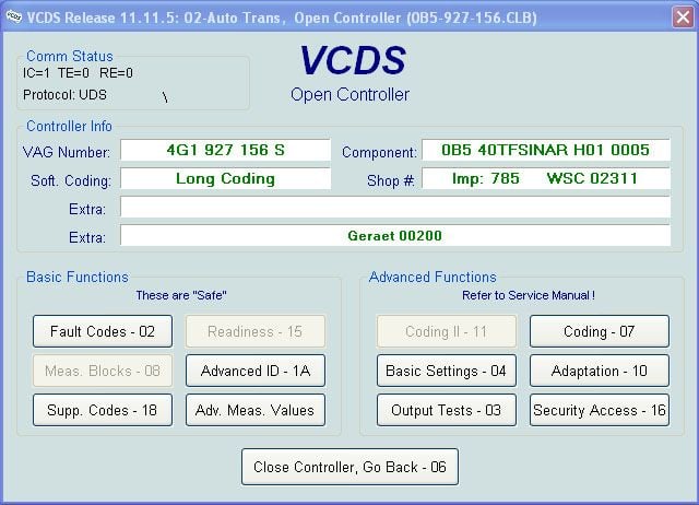 Codari - Setari functii - Activari - Dezactivari cu VCDS OBD Eleven pentru A6 C7 | Club Audi - Forum cu discutii despre modelele Audi